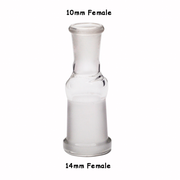 2 STÜCK 10mm 14mm 18mm männlich weiblich Wasser Bong Rohr Dab Rig Glas Adapter Reduzierer Stecker Zubehör