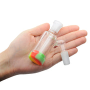 14 mm männlich weiblich 90 und 45 Grad Aschefänger Rückgewinnungsfänger mit Silikonbehälter