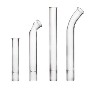 70mm 90mm 110mm gebogenes gerades Rohr 4PCS Ersatzglasvorbau für Arizer Argo