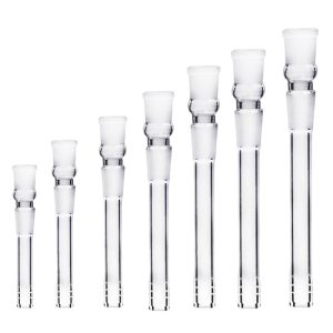 2PCS 18mm auf 18mm Diffused Downstem Glasbong Adapter dab Zubehör