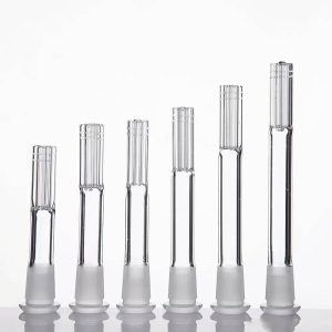 2/2,5/3/3,5/4/5/6 Zoll 18mm Stecker auf 14mm Buchse Downstem Glas