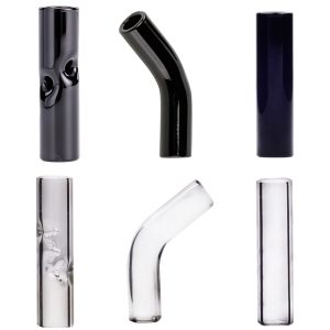 Rogue Fury Edge Healthy Rips Curved Straight Clear Black Glas Mundstück