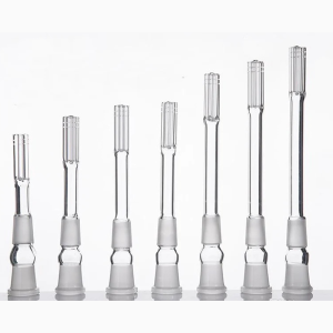 18mm bis 18mm Diffus 4 Arm Baum Perc Downstem Glas Männlich Weiblich Schale Adapter Bong Zubehör