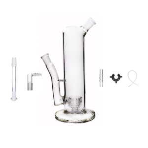 6 in 1 14mm 9 Zoll Matrix Percolator Perc Glas Wasser PIPE Bong Rig Kit