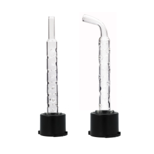 3D Cooling Dimpled Long Glass Stem Mundstück für Venty Storz bickel
