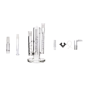 Kaktus Noppen Trockenwasserpfeife Glasbong WPA Adapter Set für Tinymight 2 1