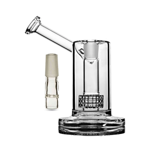 Mobius Matrix Perc Glas-Sidecar-Wasserblasenpfeife Bong mit WPA-Kit für Arizer Solo 3 2 Air 2 Max