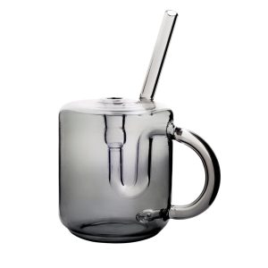 14mm Kaffeebecher Tasse Bubbler Glas Wasserpfeife Bong V2