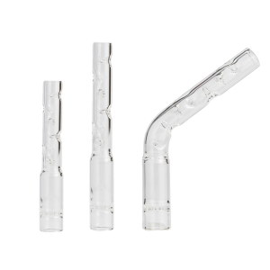 70mm 90mm 110mm Dimpled Glass Stem 3d Kühlrohr für Arizer solo 3 solo 2 max air