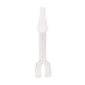 3 in 1 10mm 14mm 18mm Double Ports Dual Glas Wasserpfeife Bong Adapter für Dynavap