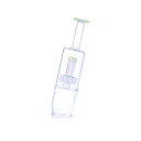 PuffcoPeakProWaterPipeglassbubblerAttachmentMatrixPercV3