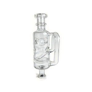 Puffco Pivot Swiss Glass Bubbler Wasserpfeife mit Recycler-Perc