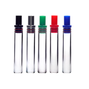 Tinymight 2 1 Edelstahl POM farbige Mundstück mit 80mm Glas Stamm