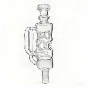 Swiss Perc Recycler Glas-Bubbler-Wasserpfeife für Arizer Solo 2, Solo 3, Air 2, Air SE
