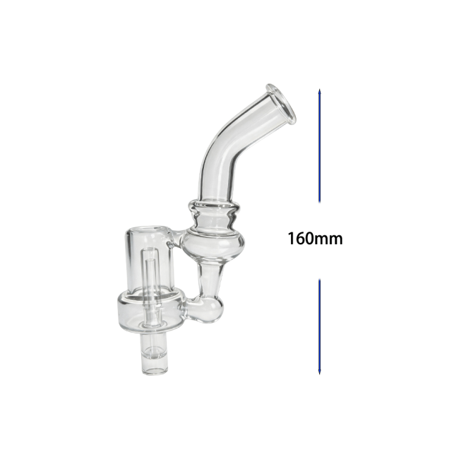 WasserpfeifemitgebogenemMundstuckundGlasblasenfilterfurArizerSolo3