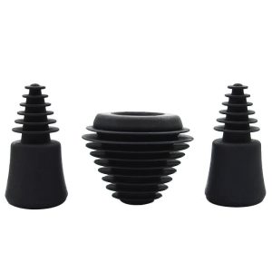 3PC/Pack Silikon Universal Reinigung Stecker Kappen Stopper Kit für Wasserpfeife Glas Bong dab rig