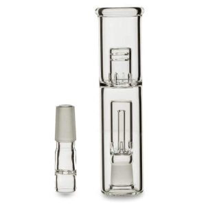 Osgree Glasrohr Stiel mit Wasserpfeife Adapter WPA für arizer solo 3 solo air 1 2 II max se