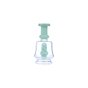 lightgreenPortableWaterPipeGlassBubblerPercolatorforpuffcopeakpro