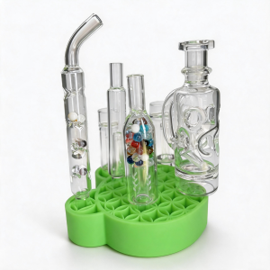 Hübscher Aufbewahrungsständer in Form einer Katze aus Glas für Arizer Tinymight POTV-Zubehör