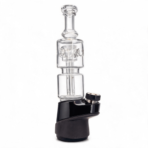 Puffco Peak Pro Glas Bubbler mit 4 Löchern Doppelkammer Diffusor und Perkolator